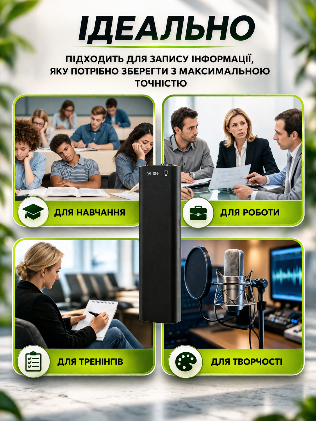Ідеальний цифровий диктофон